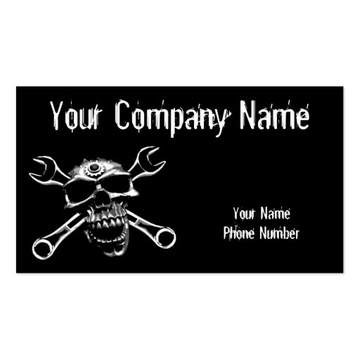 Skull and Bones Business Cards