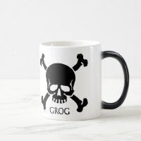 Skull and Bones Grog Pirate Mug