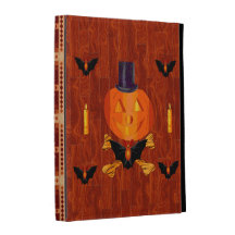 Skull and Bones Pumpkin iPad Folio Covers