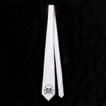 Skull and bones Tie by Vaughnfu Skull and bones Tie