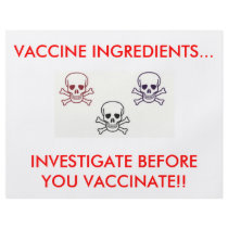 skull and bones VACCINE INGREDIENTS..., . flyers by 0mercury skull and bones VACCINE INGREDIENTS..., . flyers