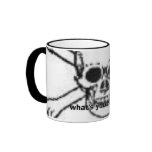 skull and bones, what's your poison? mug