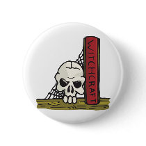Skull and Book buttons