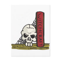 Skull and Book postcards by emonation Skull and Book postcards