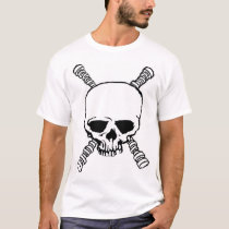 Skull and Bump Sticks. t-shirts by DustinImports Skull and Bump Sticks. t-shirts