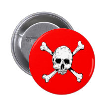 Skull and Cross Bones Buttons