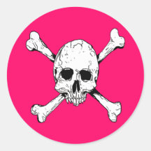 Skull and Cross Bones Stickers