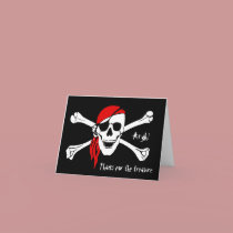 Skull and Cross Bones Thank You cards