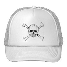 Skull and Cross Bones Trucker Hats