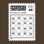 Skull And Crossbone Postage Stamp stamps