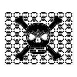 Skull And Crossbone Postcard