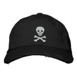 Skull And Crossbones Embroidered Cap
