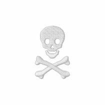 Skull and Crossbones embroidered shirts