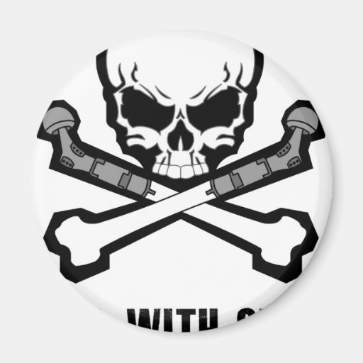 Skull and Crossbones Fridge Magnets