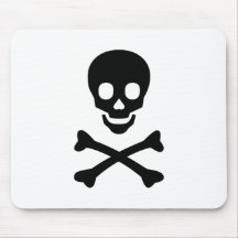 Skull and Crossbones Item Mousepads