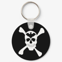 Skull And Crossbones Key Chain keychains by atteestude Skull And Crossbones Key Chain keychains