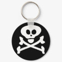 Skull and Crossbones Keychain keychain