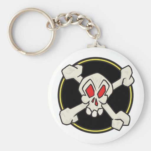 Skull and Crossbones Keychain