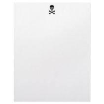 Skull and Crossbones Personalized Letterhead