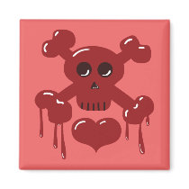 Skull and Crossbones Magnet