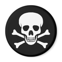 Skull and Crossbones Magnet