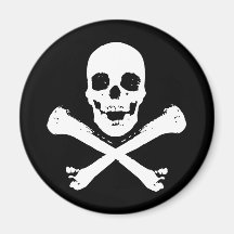 Skull and Crossbones Magnet
