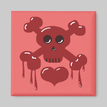 Skull and Crossbones magnets