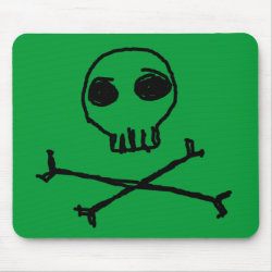Skull and Crossbones Mousepad mousepad