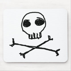 Skull and Crossbones Mousepad mousepad