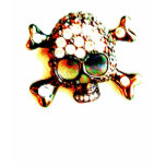SKULL AND CROSSBONES NEON YELLOW AND PINK t-shirts