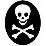 Skull and Crossbones Photo Cutouts