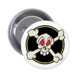 Skull and Crossbones Pinback Buttons