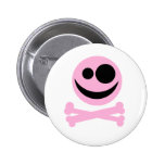 Skull and Crossbones. Pink and Black.