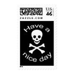 Skull and Crossbones Postage Stamps