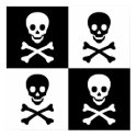 Skull and Crossbones posters by Ladiebug Skull and Crossbones posters