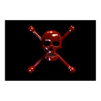 Skull and Crossbones- Red Death posters