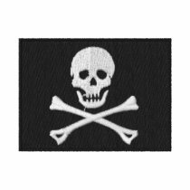 Skull and Crossbones Shirt embroidered shirts by Stitchbaby Skull and Crossbones Shirt embroidered shirts