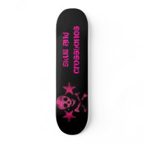 "Skull and Crossbones" Skateboard by xoaussie4ever1111xo "Skull and Crossbones" Skateboard