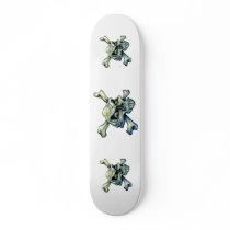 Skull and Crossbones- Skateboard 1