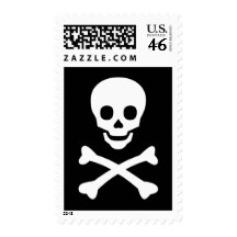 Skull and Crossbones Stamp