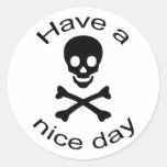 Skull and Crossbones Stickers