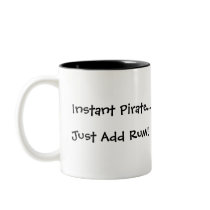 Skull and Crossbones with Funny Pirate Saying mugs by TrevorStar Skull and Crossbones with Funny Pirate Saying mugs