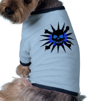 Skull and Crossbones with Starburst pet clothing by original_designs Skull and Crossbones with Starburst pet clothing
