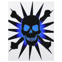 Skull and Crossbones with Starburst flyers