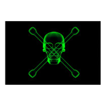 Skull and Crossbones- X-ray vision posters