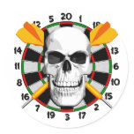 Skull and Darts Stickers Skull and Darts Stickers