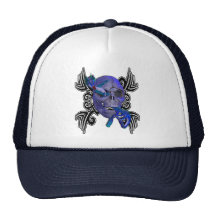 Skull and Dragon Tattoo Hat