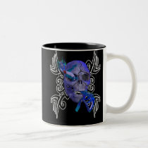 eastern, dragon, dragons, chinese, china, japanese, japan, fantasy, art, oriental, orient, ancient, east, realism, twisted, skull, skeleton, fantasies, medieval, mystic, mysical, magic, magical, tattoo, tattoos, dark, scary, scare, skies, sky, nature, animals, creature, creatures, skulls, skeletons, Mug with custom graphic design