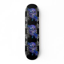 Skull and Dragon Tattoo Skateboard