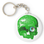 Skull and Eyeball Key Chain